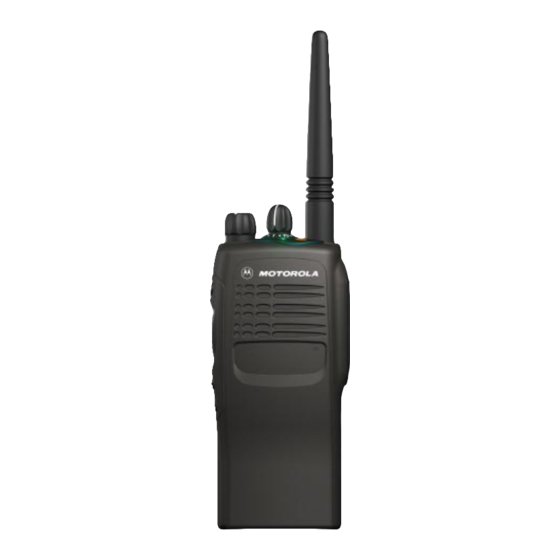 Motorola HT750-LS 기본 서비스 매뉴얼 보충 자료