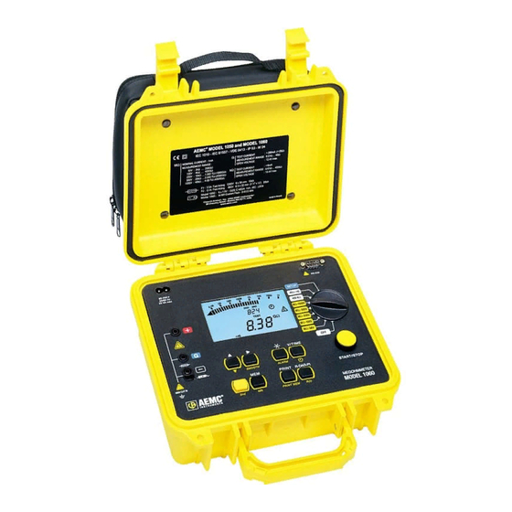 AEMC instruments 4630 Instrukcja wymiany