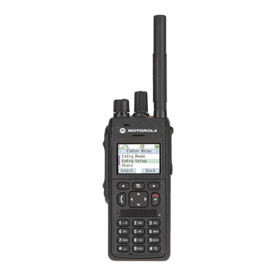 Motorola TETRA MTP3550 Навчання