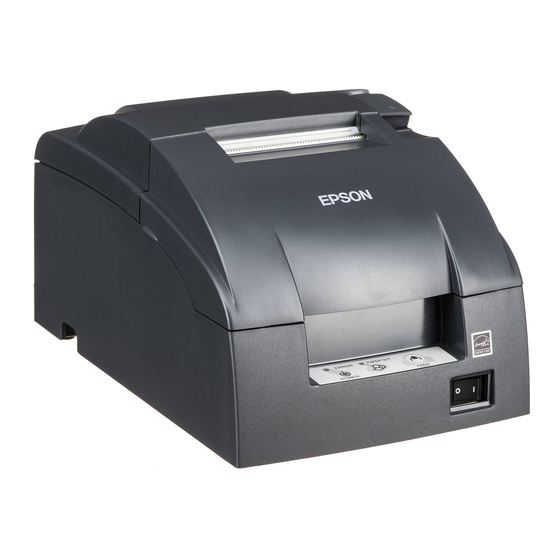 Epson TM-U590 Series Manual