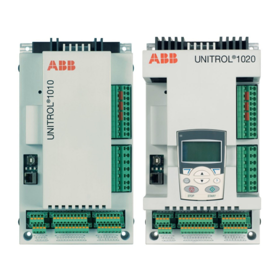 ABB UNITROL 1010 Panduan Instalasi Cepat