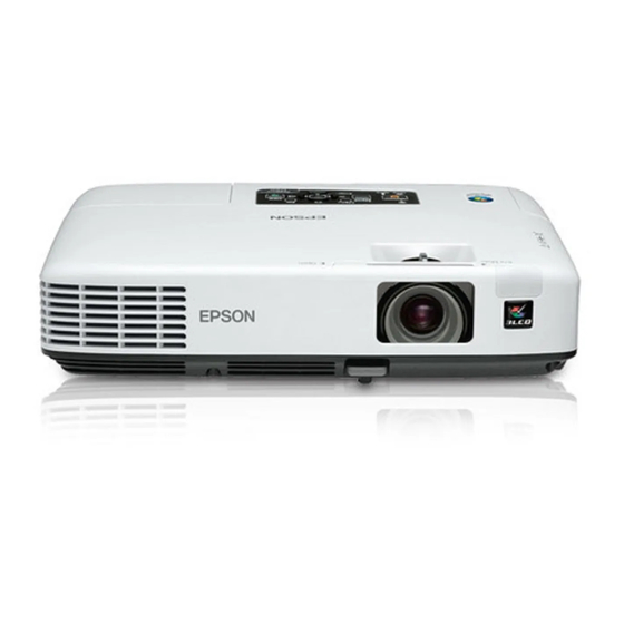 Epson PowerLite 1725 Product ondersteunings bulletin