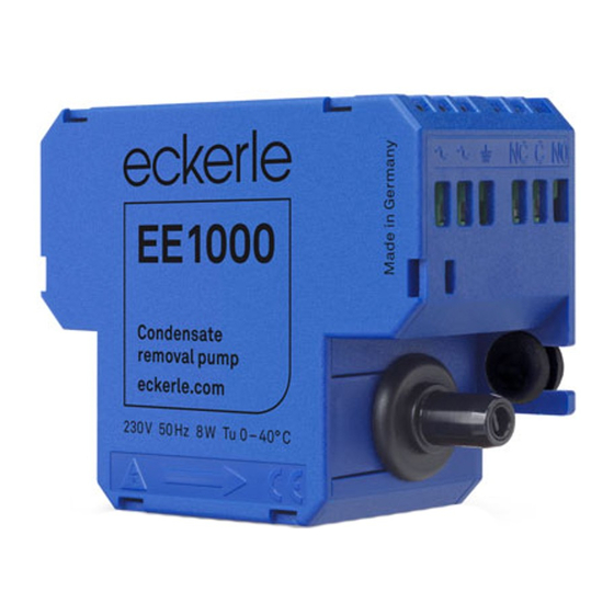 Eckerle EE1000 Посібник із швидкого старту