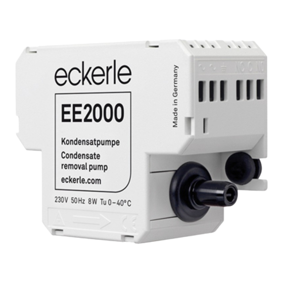 Eckerle EE2000 Посібник із швидкого старту