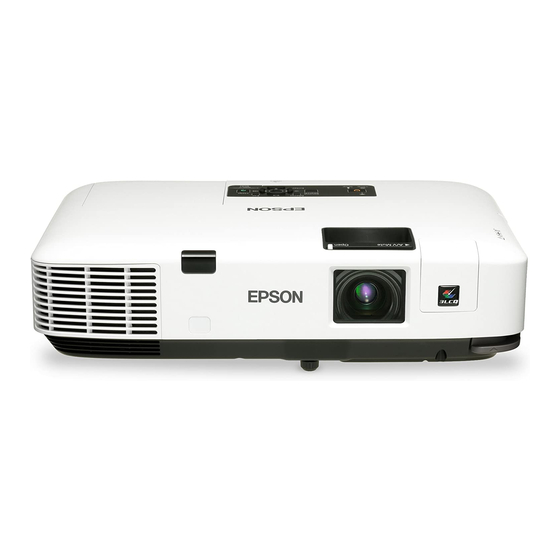 Epson PowerLite 1830 Panduan Pengguna