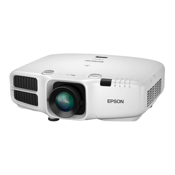 Epson PowerLite Pro G6250 Посібник з експлуатації