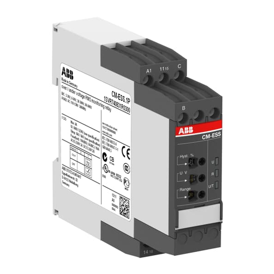 ABB CM-ESS.1S Instruções de utilização e de instalação