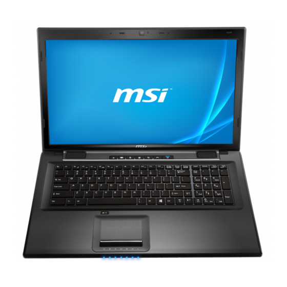 MSI CX70 Demontagehandboek