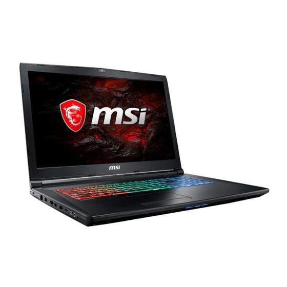 MSI Gaming G Series Benutzerhandbuch