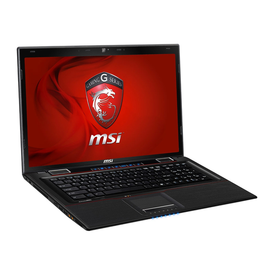 MSI GE70 MS-1756 Instrukcja demontażu