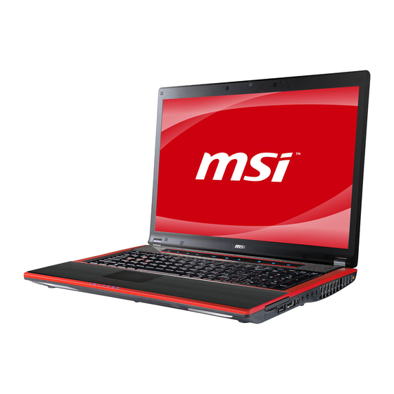 MSI Whitebook MS-1727 Assembly Manual