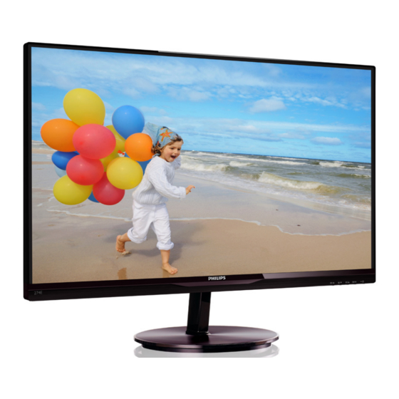 Philips Philipsl274E5QHSB 사용자 설명서