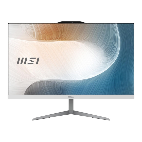 MSI Modern AM242P 12M Manuale d'uso