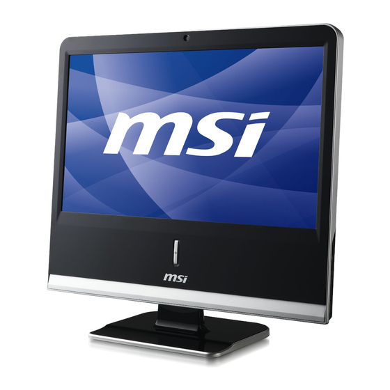 MSI NetOn AIO PC Manuale d'uso