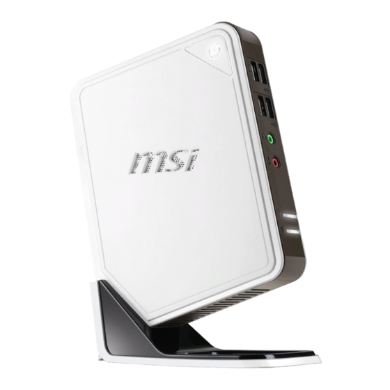 MSI Wind Box DC100 User Manual