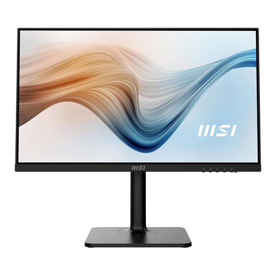 MSI Modern MD271P Podręcznik