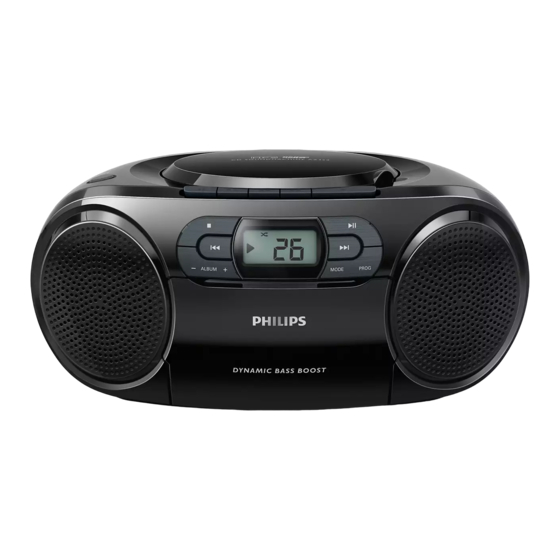 Philips AZ329/98 Panduan Pengguna