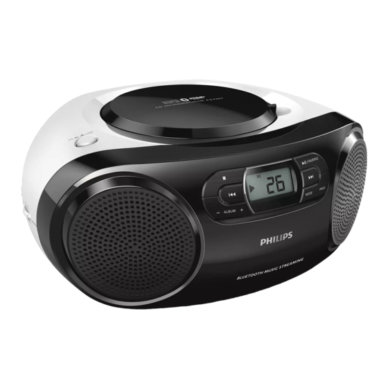 Philips AZ330T/37 Manual do utilizador