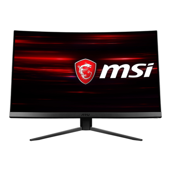 MSI Optix MAG241C Manual