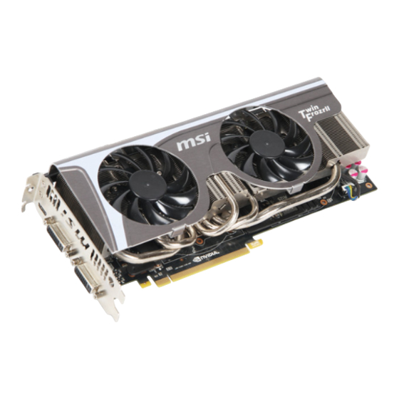 MSI N580GTX series Руководство пользователя