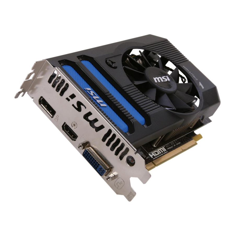 MSI R7770 PoweR Edition Gebruikershandleiding