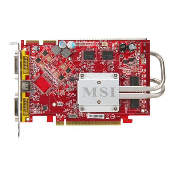 MSI RX1650GT-TD256E Snelle gebruikershandleiding