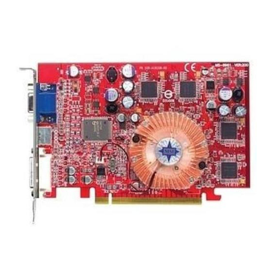 MSI RX600XT-TD128 Handbuch zur Schnellinstallation