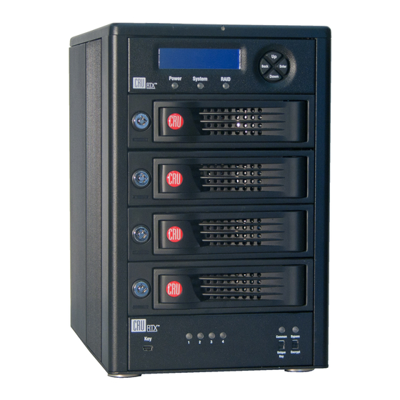 CRU Dataport RTX Secure 410-3QR RTXS410-3QR Manuale d'uso