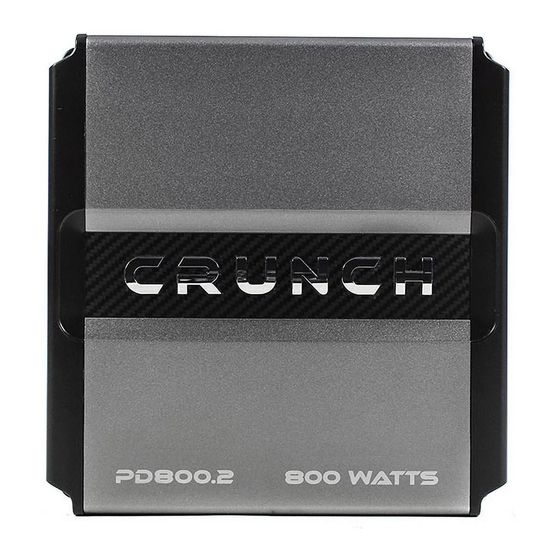 Crunch PD2100.1 Manuale di installazione rapida