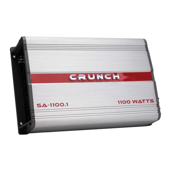 Crunch SA-2100.4 Schnellstart-Installationshandbuch