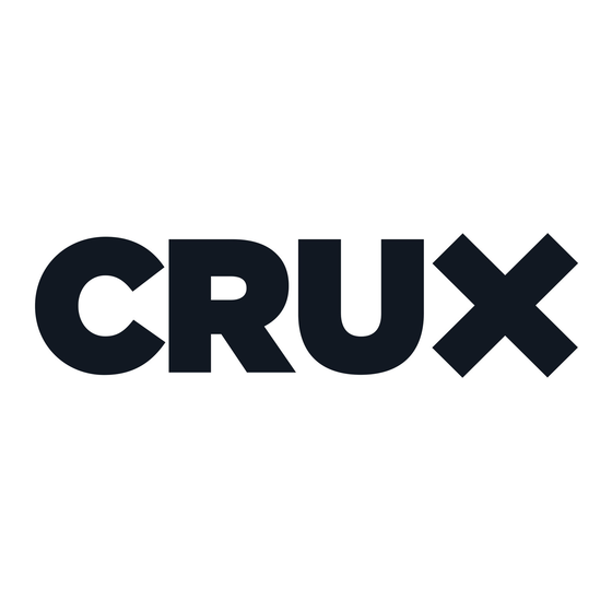 Crux RVCVW-73L Hızlı Başlangıç Kılavuzu