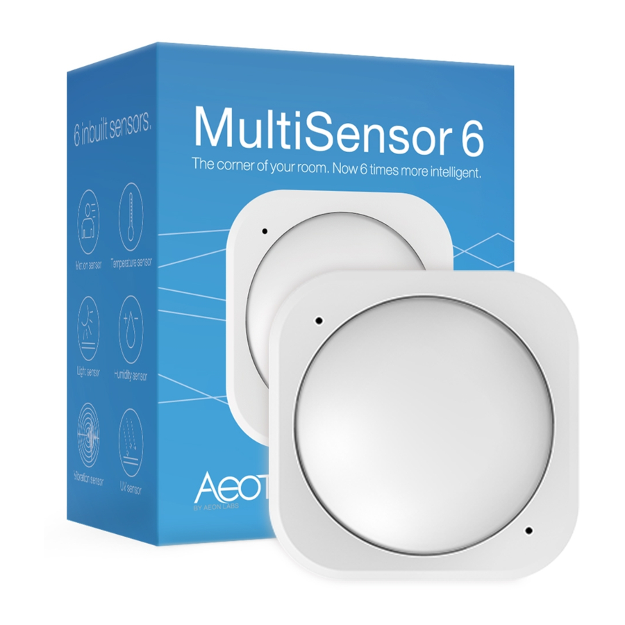 Aeon Labs Aeotec MULTISENSOR 6 Podręcznik użytkownika