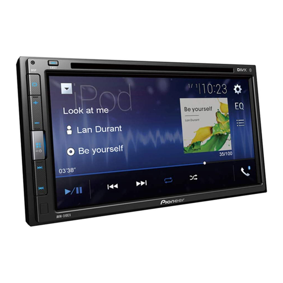 Pioneer AVH-310EX Installationshandbuch