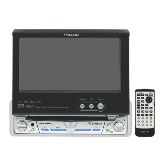 Pioneer AVH-P5750DVD Installationshandbuch