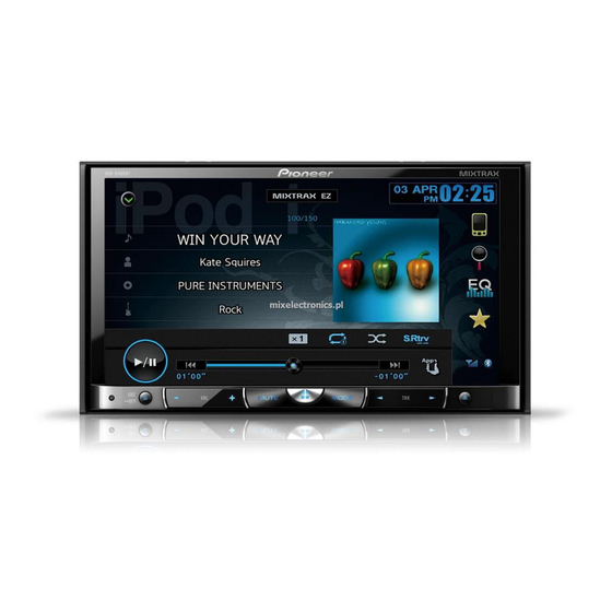 Pioneer AVH-X5500BT Installation Manual