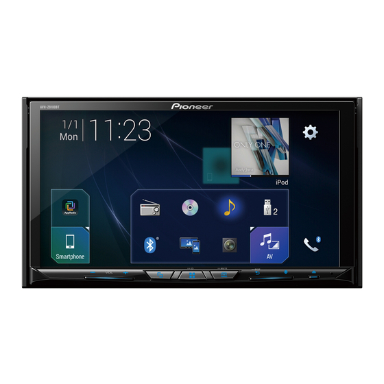 Pioneer AVH-Z9100DAB Instruções