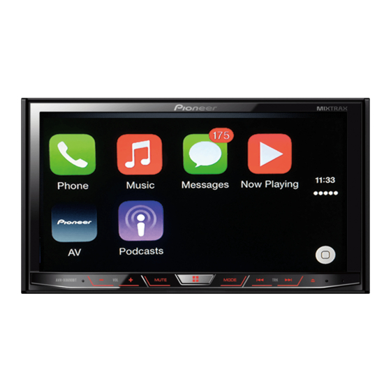 Pioneer AVIC-F970BT Schnellstart-Handbuch