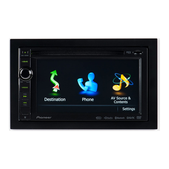 Pioneer AVIC-X930BT Anweisungen zum Firmware-Update