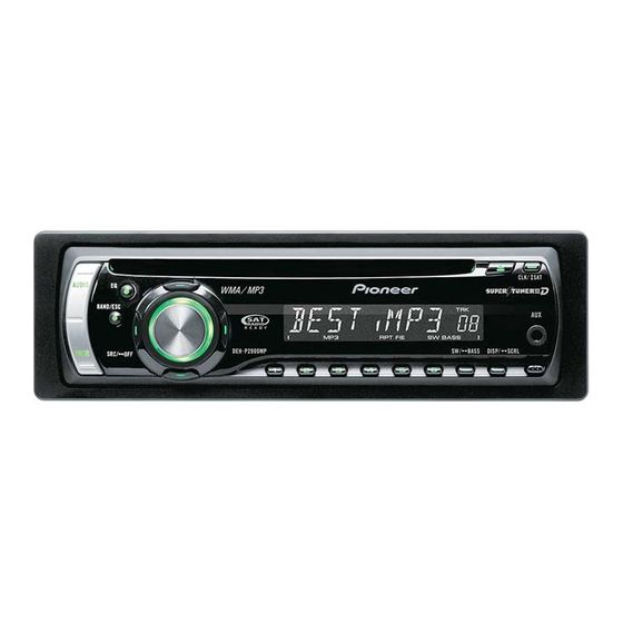 Pioneer DEH P2900MP Instrukcja instalacji