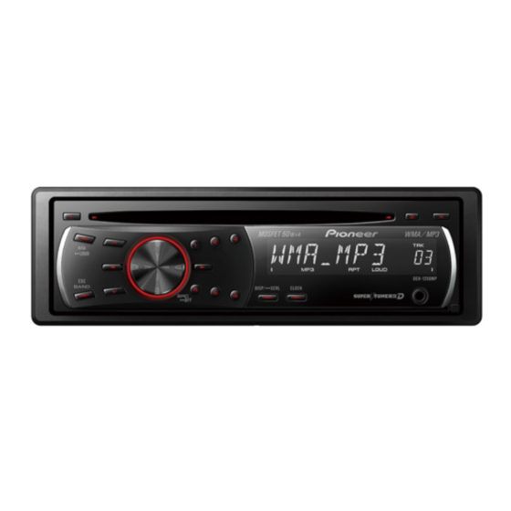 Pioneer DEH-1250MP Kullanıcı El Kitabı