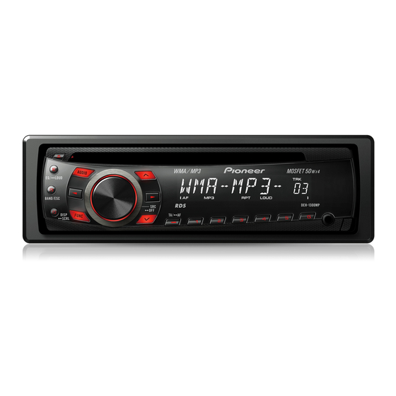 Pioneer DEH-1300 Kullanım Kılavuzu