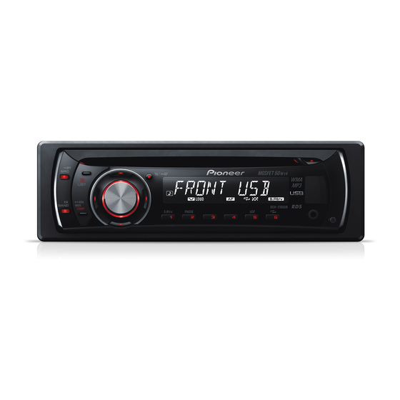 Pioneer DEH-2100 Installatiehandleiding