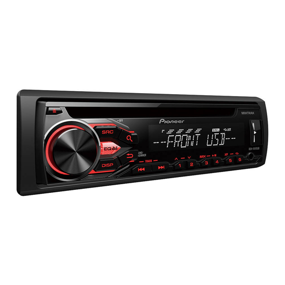 Pioneer DEH-2430R Руководство пользователя