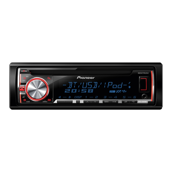 Pioneer DEH-4600BT Manuale di installazione