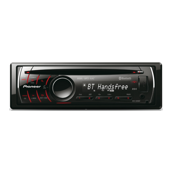 Pioneer DEH-6200BT Manuale operativo