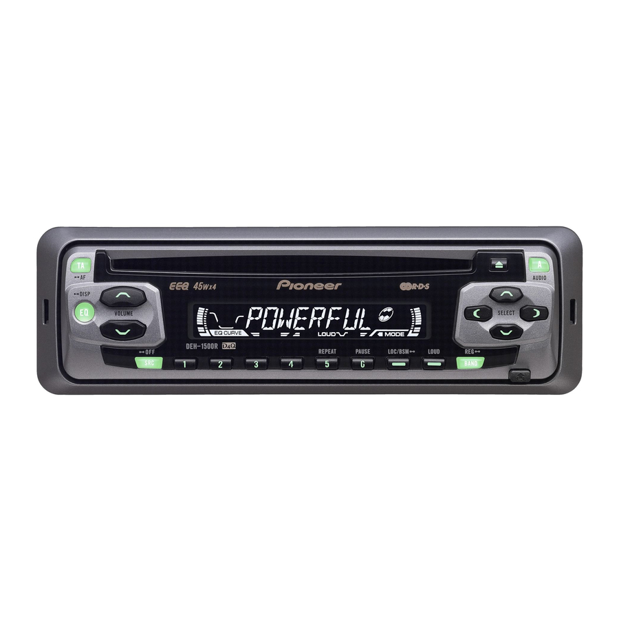 Pioneer KEH-P6020RB 설치 매뉴얼