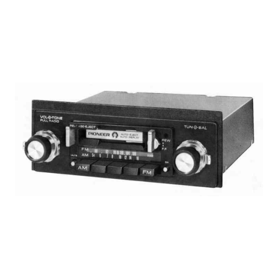 Pioneer KP-8805 Посібник користувача