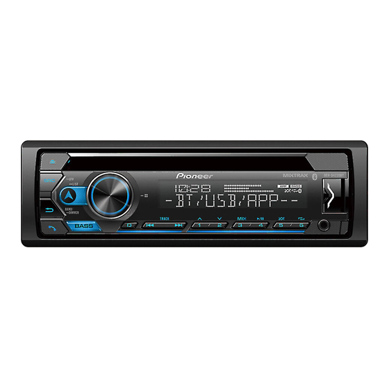 Pioneer MVH-S522BS Ürün Yazılımı Güncelleme Talimatı