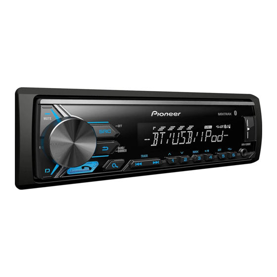 Pioneer MVH-X390BT Kullanıcı El Kitabı