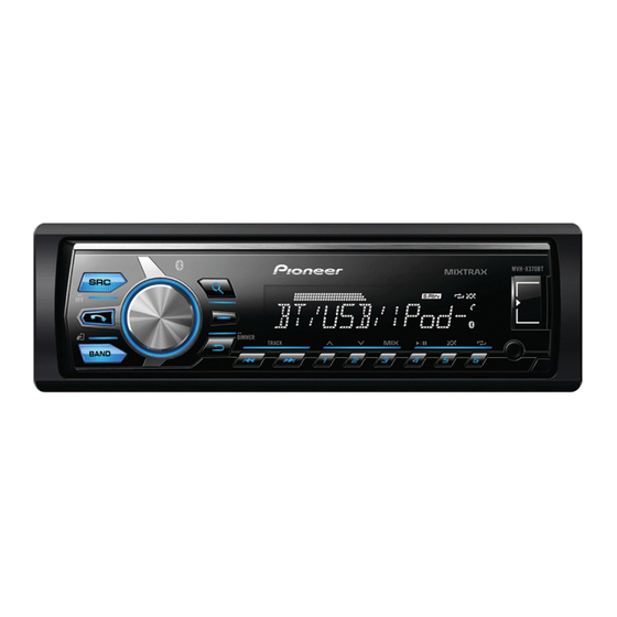 Pioneer MXT-X176UI Kullanıcı El Kitabı